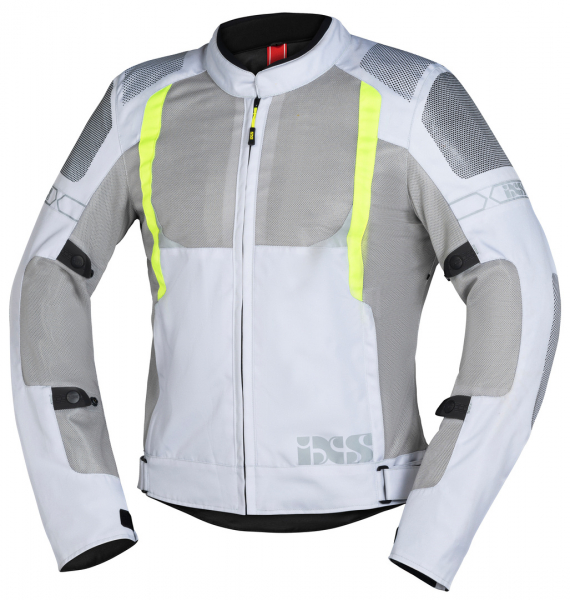 Куртка IXS Sport Trigonis Air (Light grey-gre-neon yellow, 2XL)