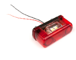 Фонарь подсветки номера для прицепа 4-LED 14553 красн