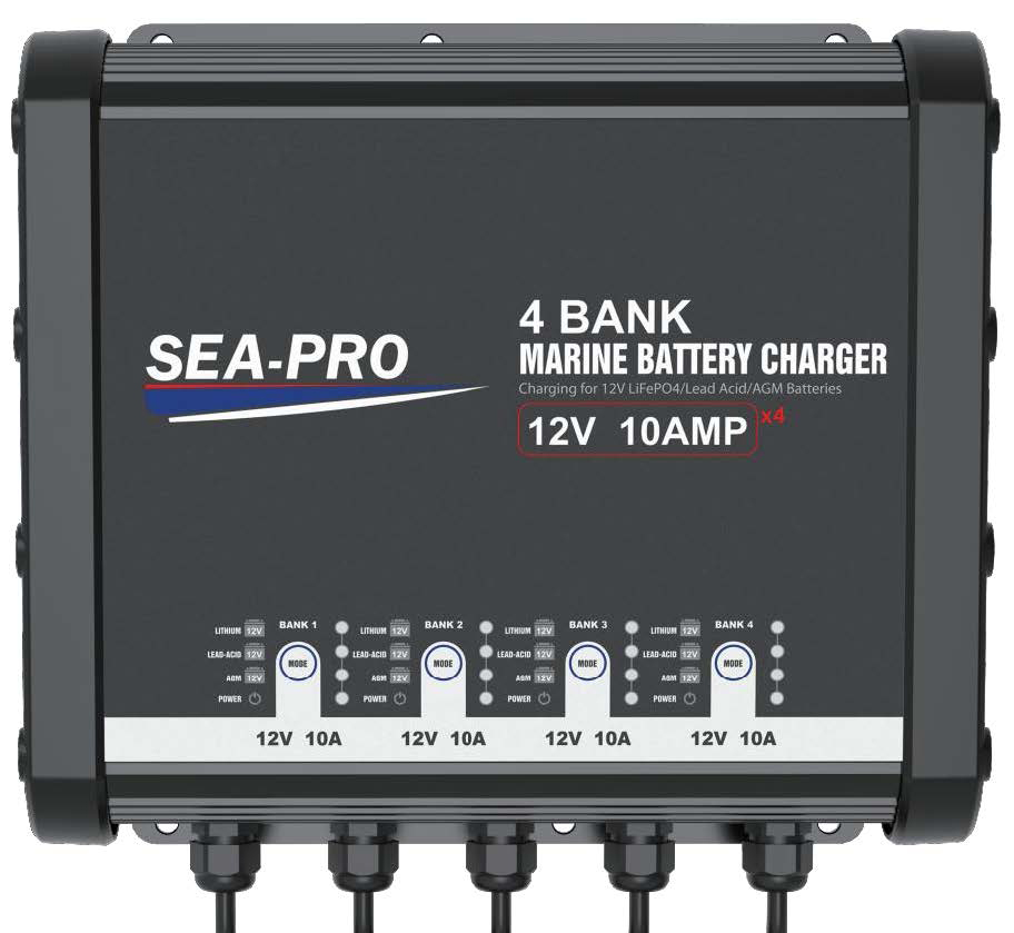 Зарядное устройство SEA-PRO TE4-0333С 4х12В AGM, LEAD-ACID, LiFePo4