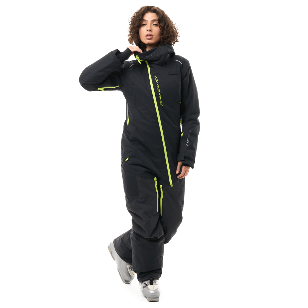 Комбинезон женский DRAGONFLY Gravity 2.0 WOMAN  (Black-Lime, XS)