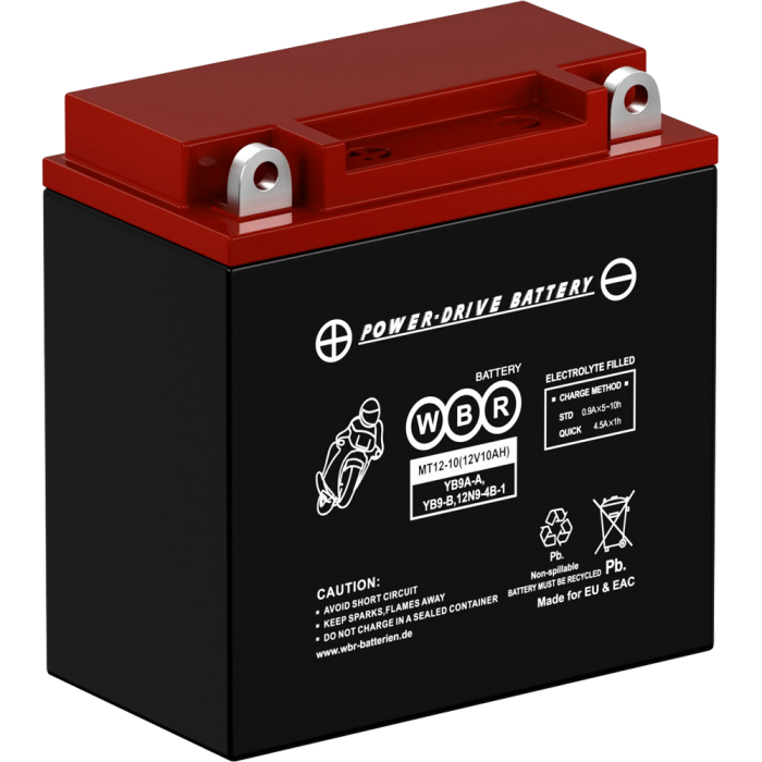 Аккумулятор WBR MT12-10  YB9A-A и YB9-B
