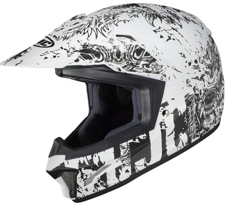 Мотошлем HJC детский CL-XY II (CREEPER MC10SF, M)