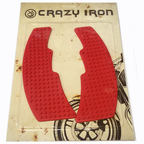 CRAZY IRON наклейки противоскольжения на бак, красные