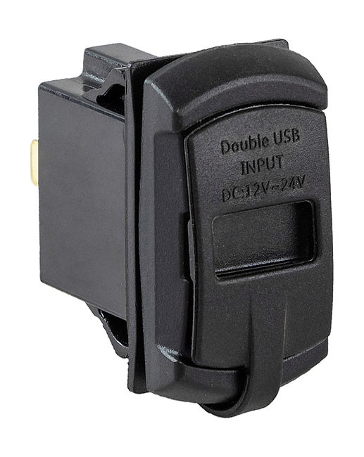 AES1118SULA013 Разъем USB 5V 4.2A и вольтметр для установки с кнопками AES11185X или AES1188X
