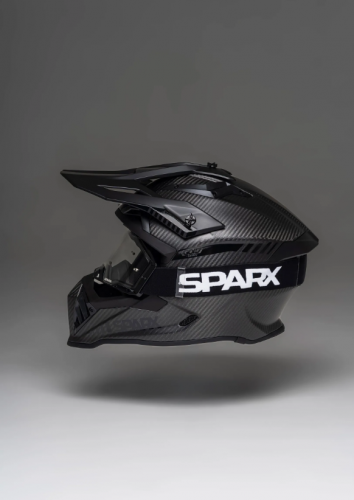 Шлем эндуро карбоновый SPARX Thor Carbon 3K (A806) + Очки SPARX Thor (Matt)
