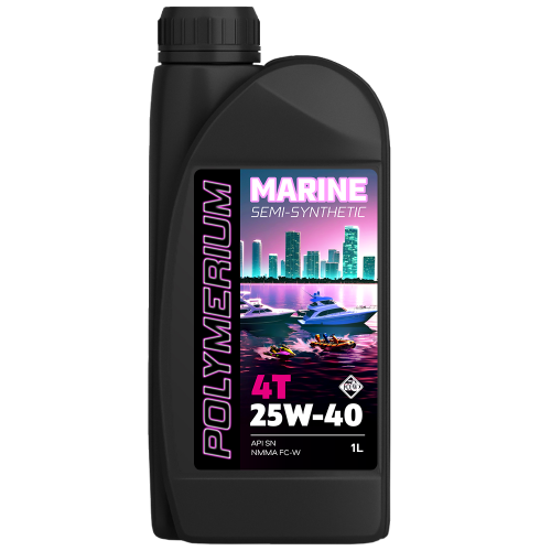 POLYMERIUM MARINE 4T 25W-40 semi-synthetic 1L