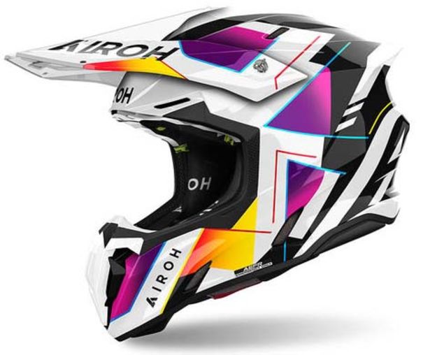 Кроссовый шлем Airoh Twist 3 Rainbow Gloss XXL
