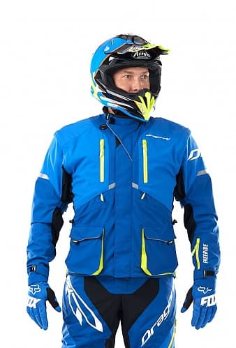 Куртка DRAGONFLY Эндуро Freeride DF (black-blue, XL)