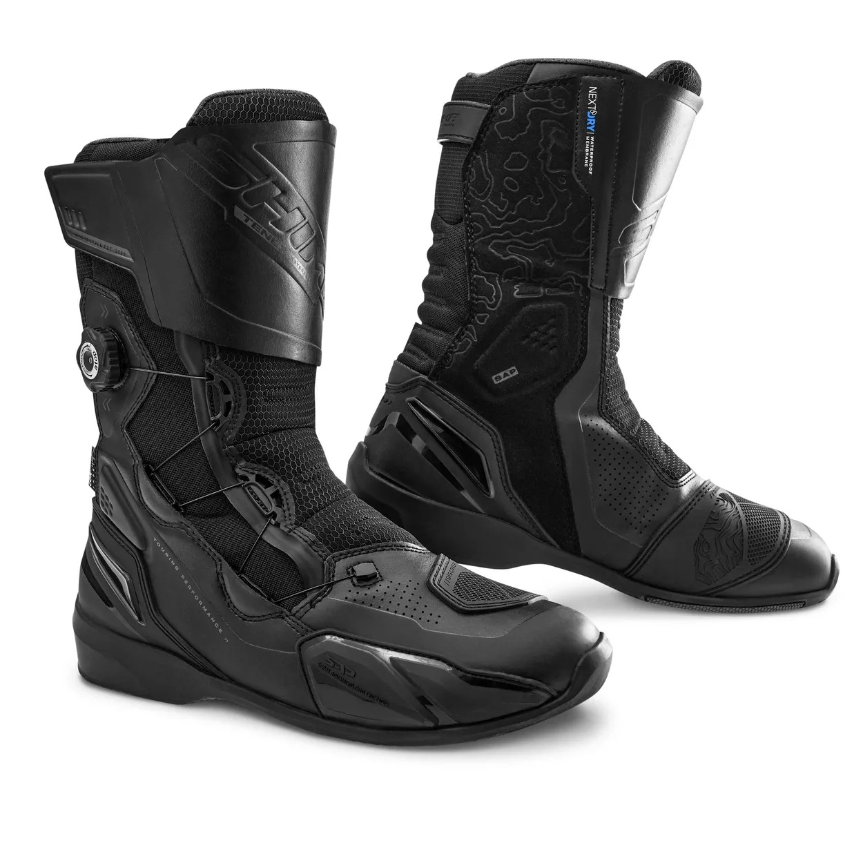 Мотоботы SHIMA TENEX WP MEN BLACK (с мембраной)