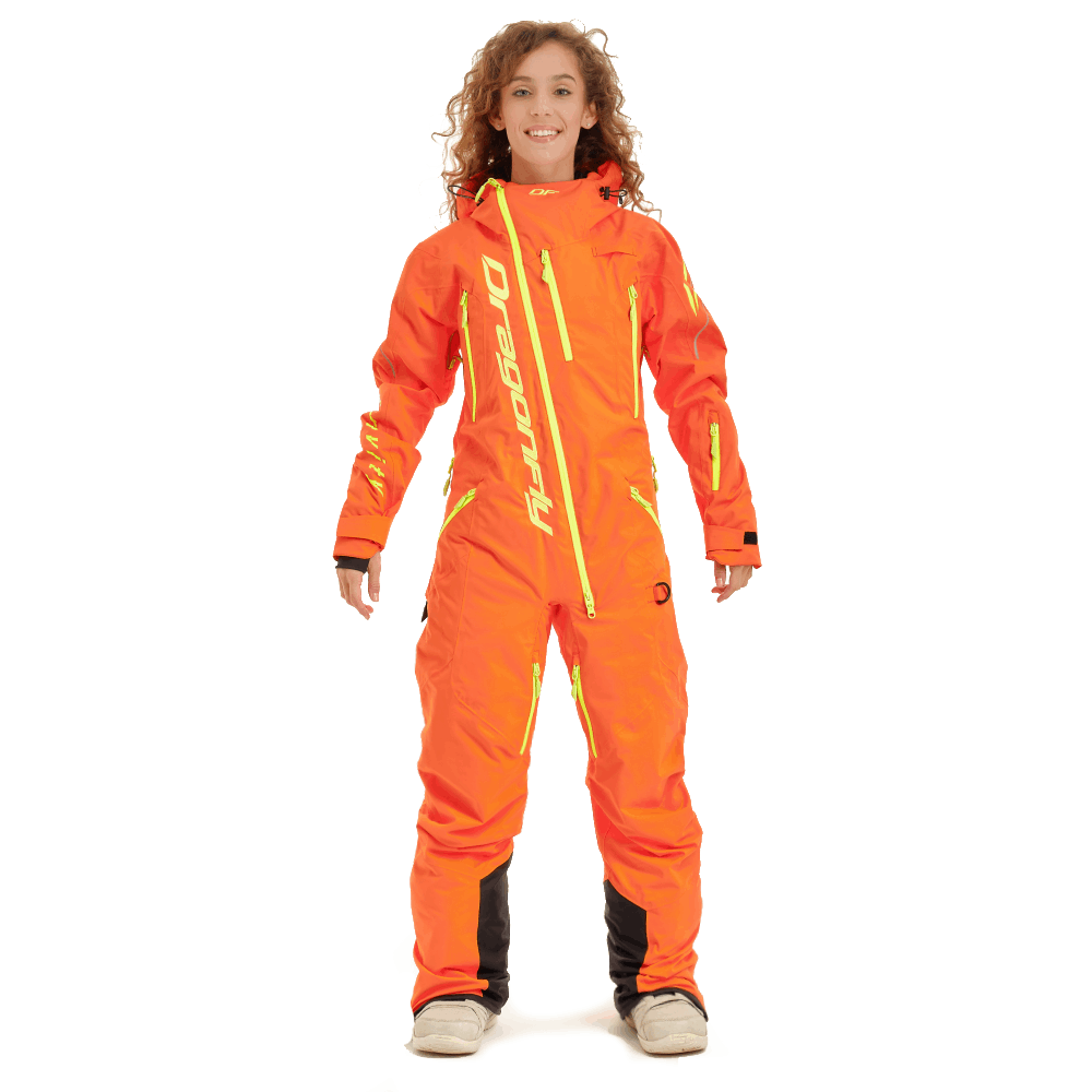 Комбинезон женский DRAGONFLY Gravity Premium WOMAN (с утеплителем) (Orange-Yellow, S)