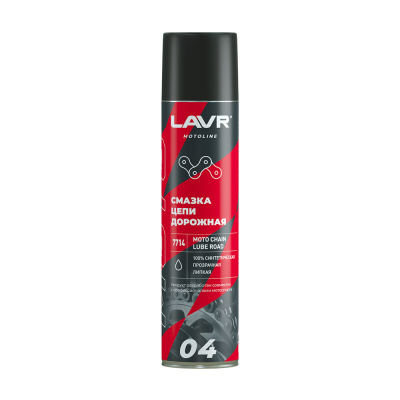 МОТО Смазка цепи дорожная LAVR 400мл 7714