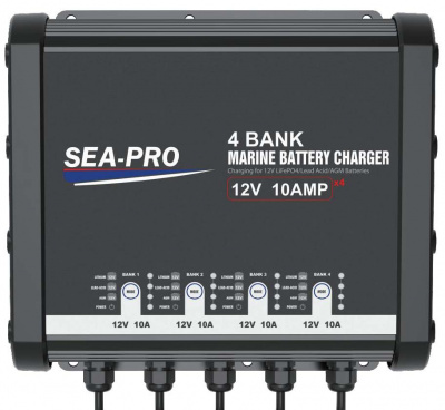 Зарядное устройство SEA-PRO TE4-0333С 4х12В AGM, LEAD-ACID, LiFePo4