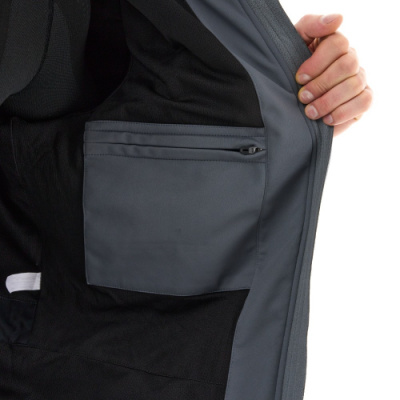Мототолстовка DF URBAN Man Grey с защитой