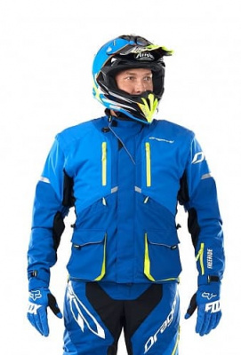 Куртка DRAGONFLY Эндуро Freeride DF Blue-Yellow