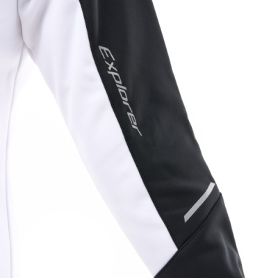 Куртка с капюшоном EXPLORER 2.0 Woman Black - White