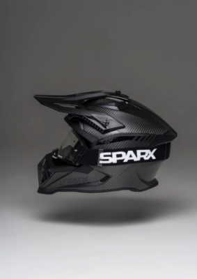 Шлем эндуро карбоновый SPARX Thor Carbon 3K (A806) + Очки SPARX Thor (Matt)
