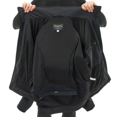 Мототолстовка DF URBAN Man Black с защитой