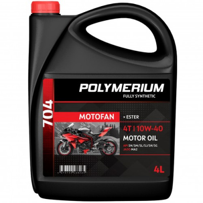 POLYMERIUM MOTOFAN 704 10W-40 4T 4L